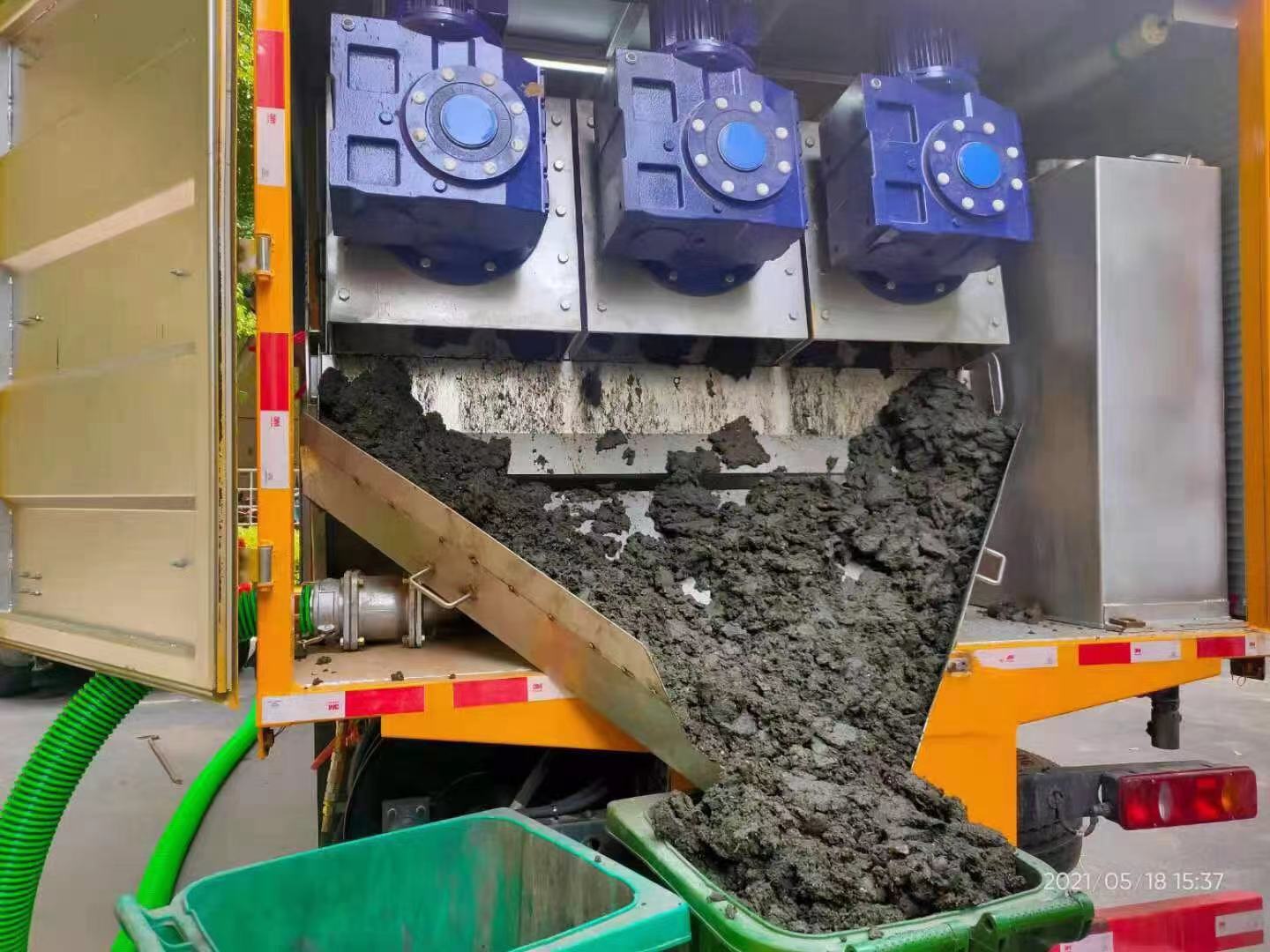 当阳化粪池清掏城市维护站-泥浆净化干湿分离处理